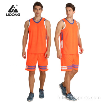 Basketball Uniforms Mens Logo Basketball Jersey pour l&#39;équipe